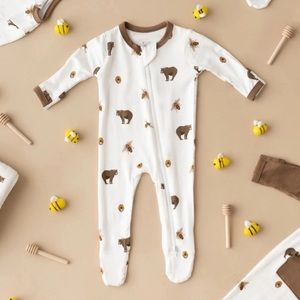 Kyte Honey Bear Footed Sleeper